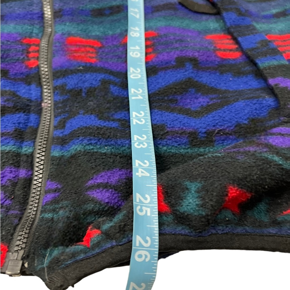 Cb Sports Aztec Fleece Full Zip Up Multi Color Southwest Lined - Picture 8 of 14
